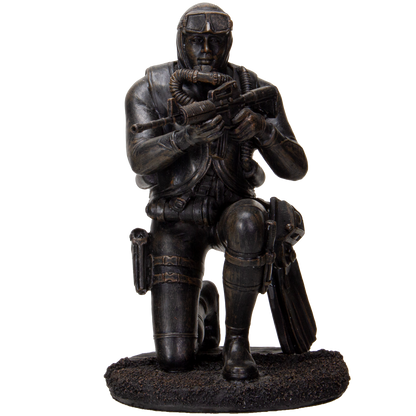 Pacific Giftware America's Finest Brave Soldier Checking Surrounding Military Heroes Collectible Figurine