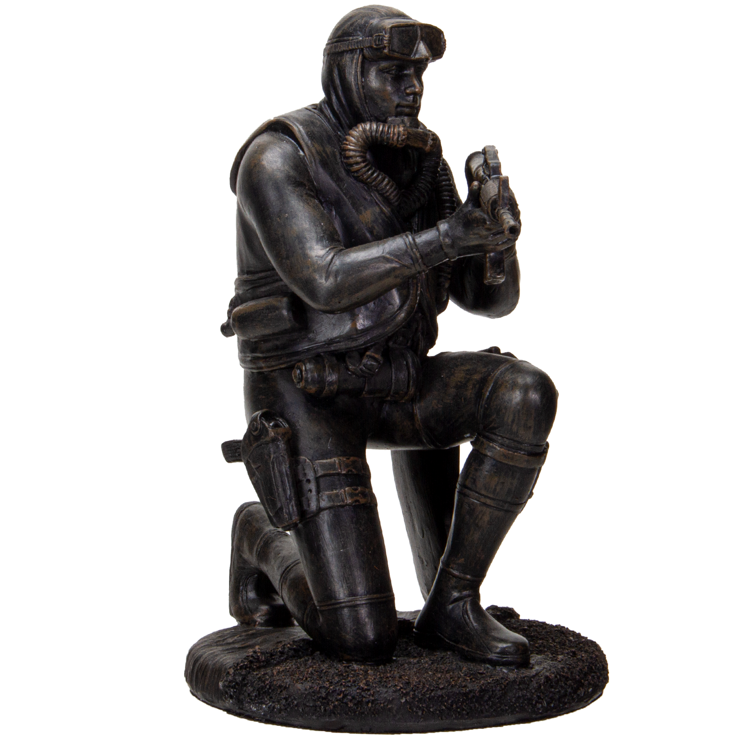 Pacific Giftware America's Finest Brave Soldier Checking Surrounding Military Heroes Collectible Figurine