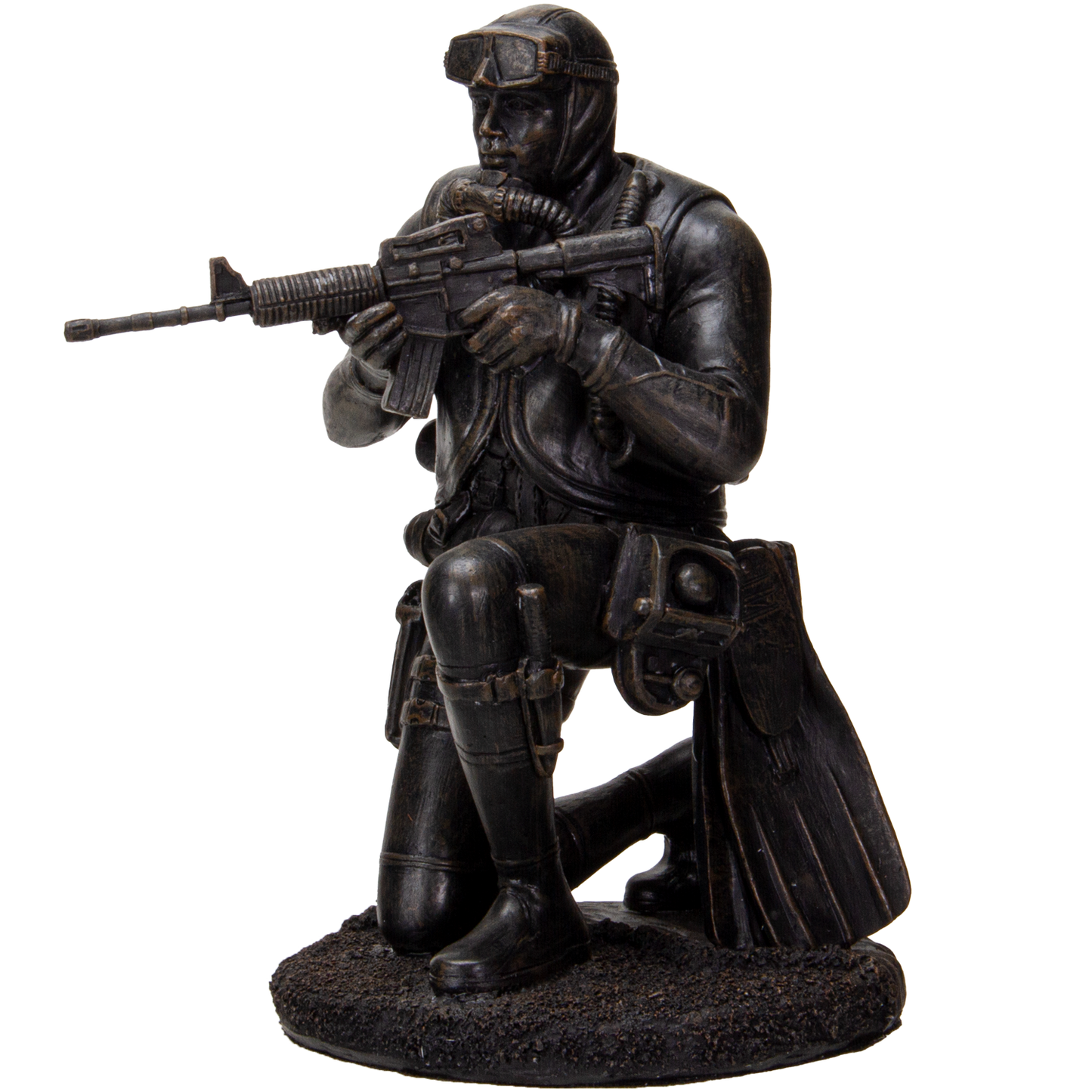 Pacific Giftware America's Finest Brave Soldier Checking Surrounding Military Heroes Collectible Figurine