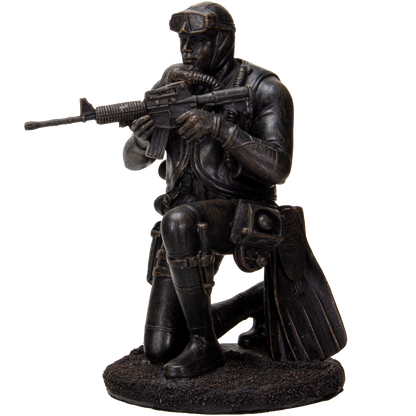 Pacific Giftware America's Finest Brave Soldier Checking Surrounding Military Heroes Collectible Figurine