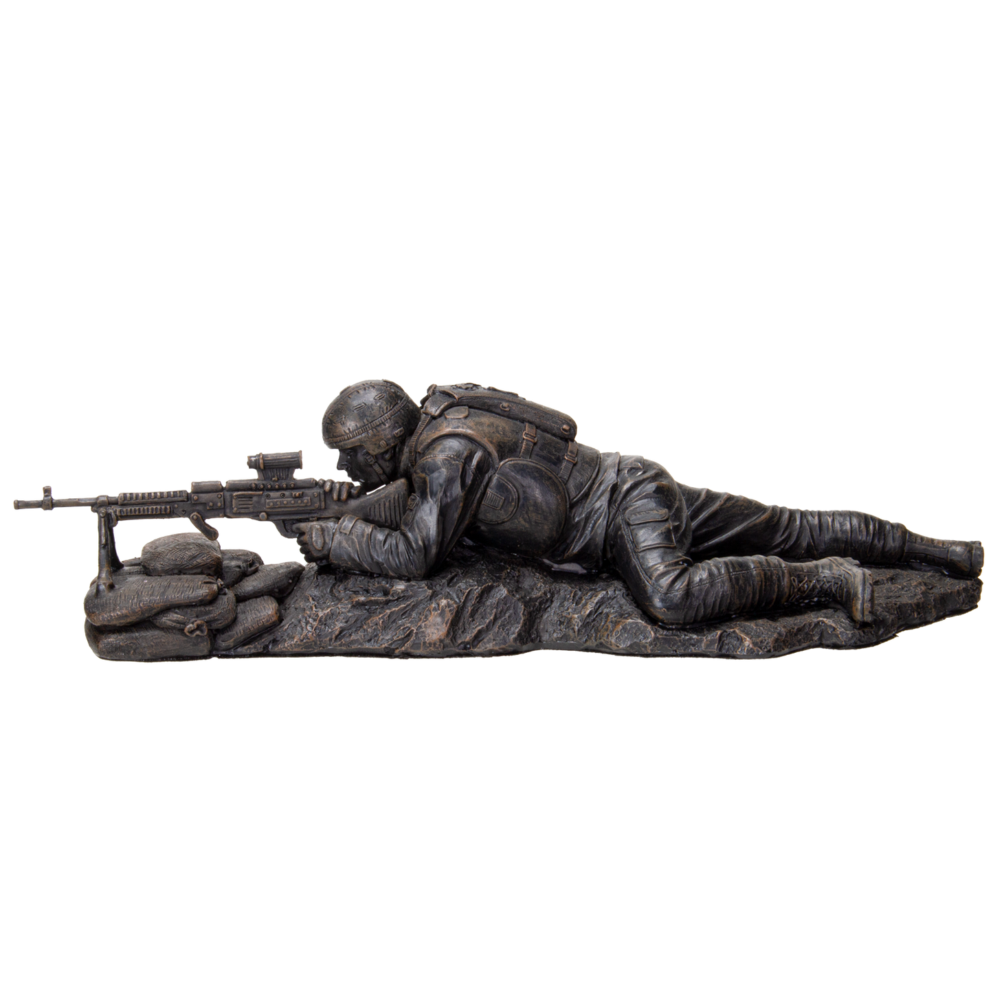 Pacific Giftware America's Finest Brave Soldier Laying Low Military Heroes Collectible Figurine