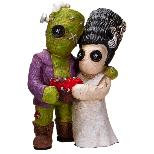 Pacific Giftware Immortal Love Frankenstein & His Bride Pinhead Monster Collection