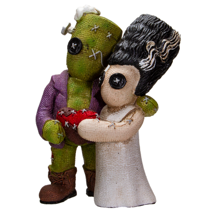 Pacific Giftware Immortal Love Frankenstein & His Bride Pinhead Monster Collection