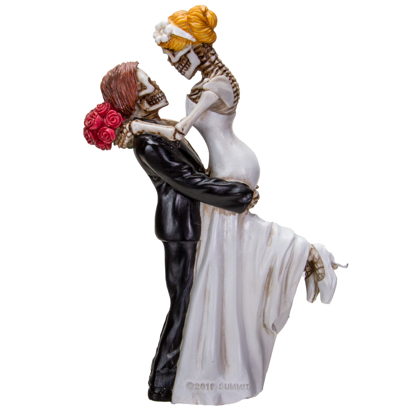 Pacific Giftware Love Never Dies Groom Lifts Up Bride Wedding Couple Resin Figurine