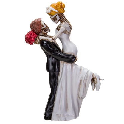 Pacific Giftware Love Never Dies Groom Lifts Up Bride Wedding Couple Resin Figurine