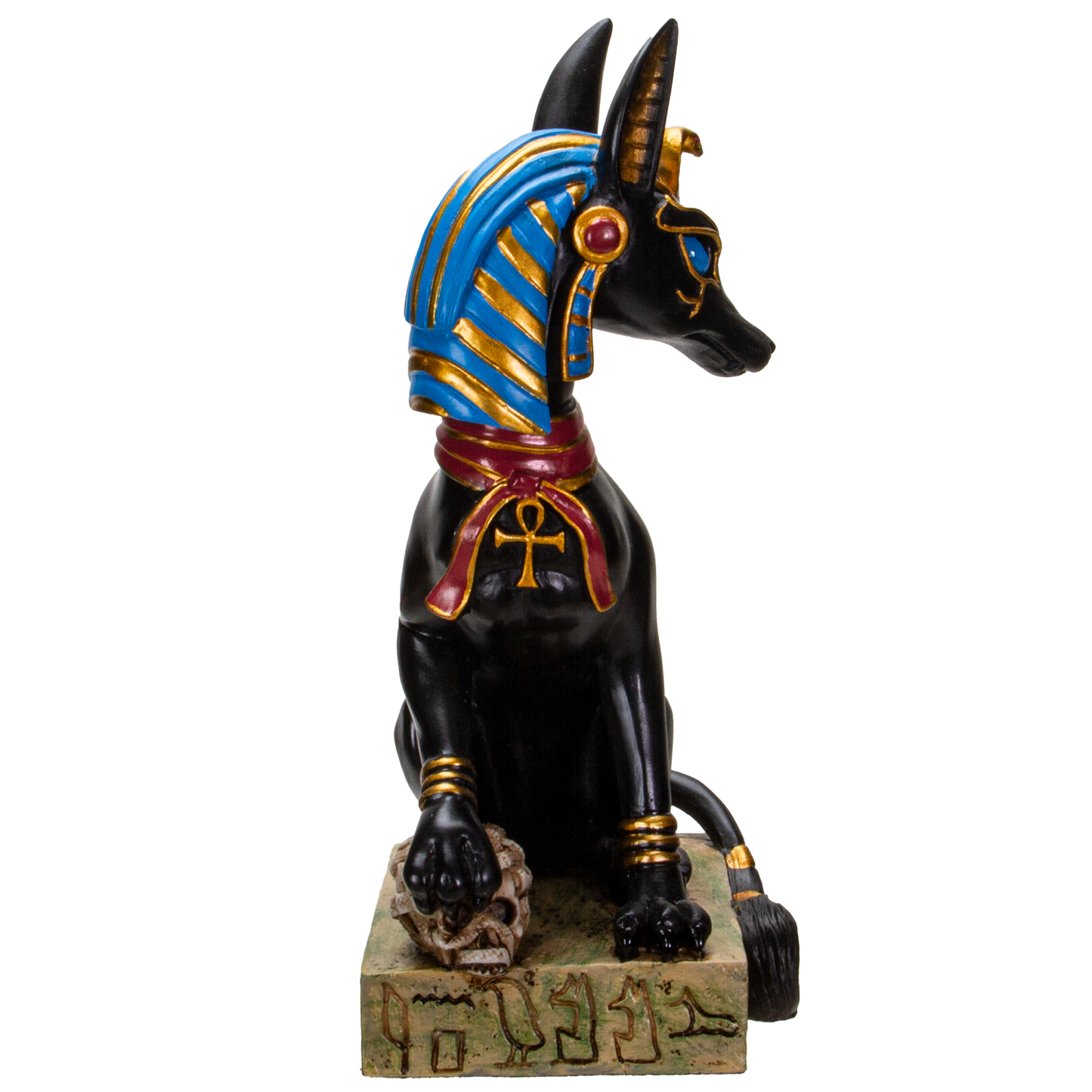 Pacific Giftware Ancient Egyptian God Anubis Sitting Pose Resin Figurine