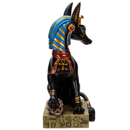 Pacific Giftware Ancient Egyptian God Anubis Sitting Pose Resin Figurine