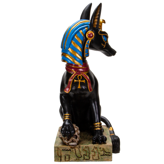 Pacific Giftware Ancient Egyptian God Anubis Sitting Pose Resin Figurine