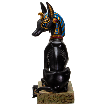 Pacific Giftware Ancient Egyptian God Anubis Sitting Pose Resin Figurine