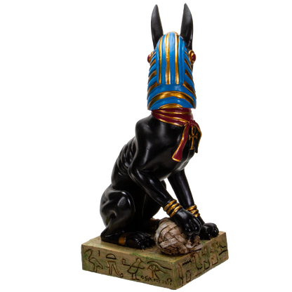 Pacific Giftware Ancient Egyptian God Anubis Sitting Pose Resin Figurine