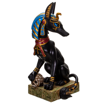 Pacific Giftware Ancient Egyptian God Anubis Sitting Pose Resin Figurine