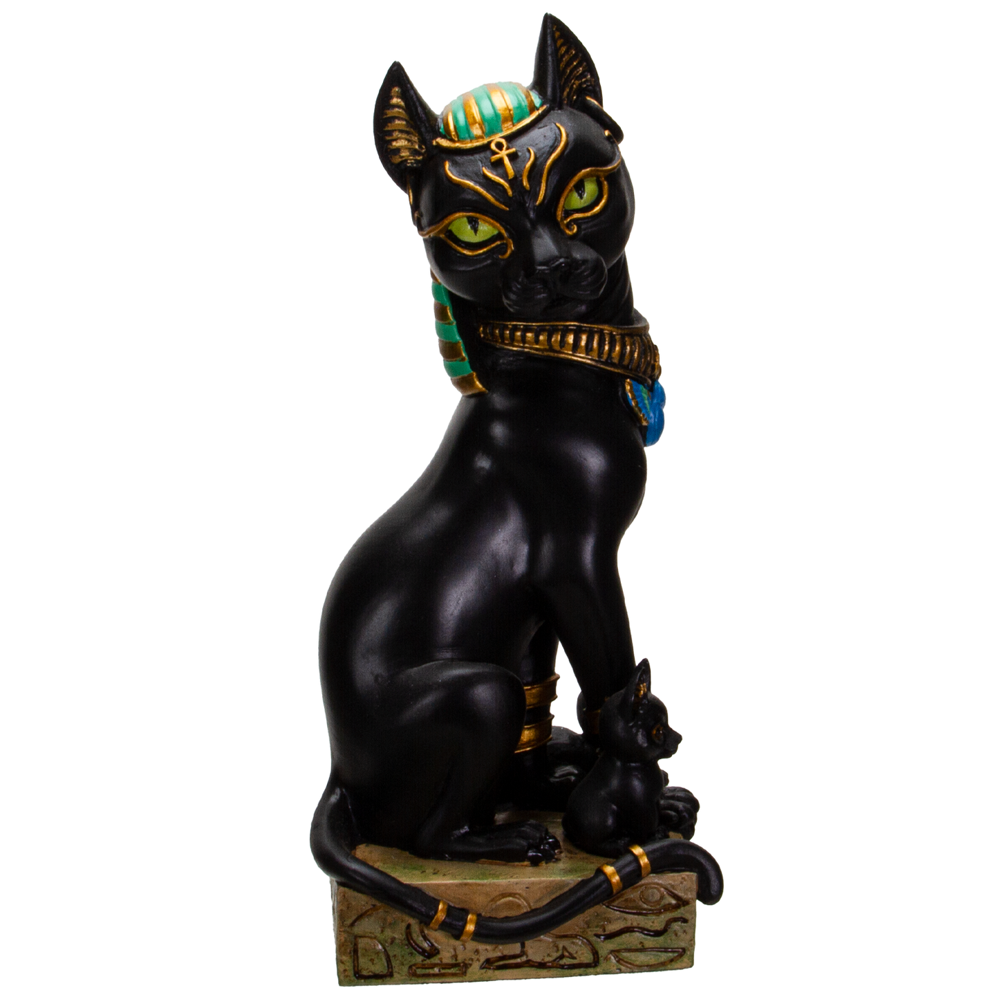 Pacific Giftware Ancient Egyptian Bastet Sitting Pose Resin Figurine