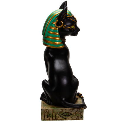 Pacific Giftware Ancient Egyptian Bastet Sitting Pose Resin Figurine