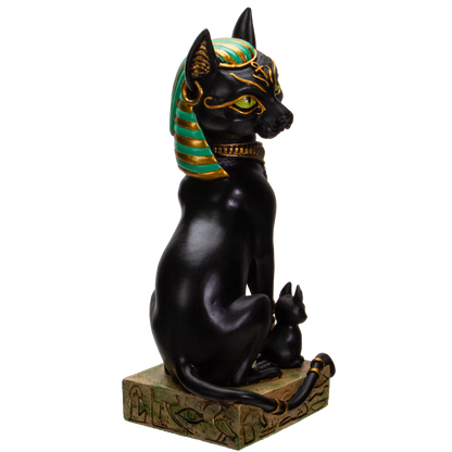 Pacific Giftware Ancient Egyptian Bastet Sitting Pose Resin Figurine