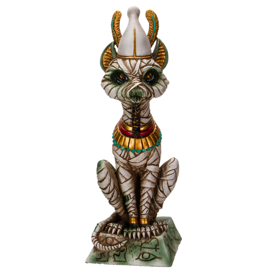 Pacific Giftware Ancient Egyptian Mummy God Osiris Sitting Pose Resin Figurine