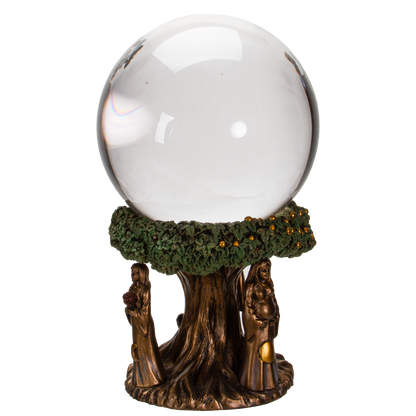 Pacific Giftware Mother Maiden Crone Gazing Glass Ball Resin Figurine