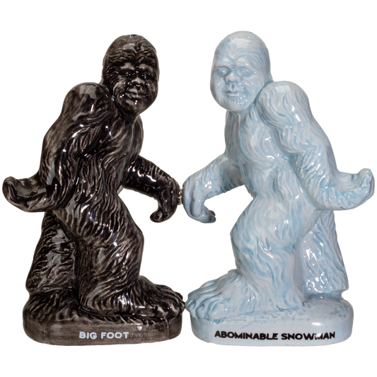 Big Foot Ceramic Salt and Pepper Shakers Set