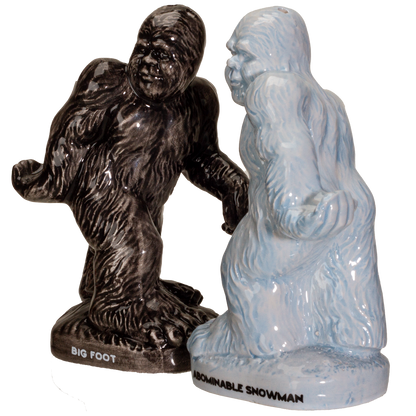 Big Foot Ceramic Salt and Pepper Shakers Set