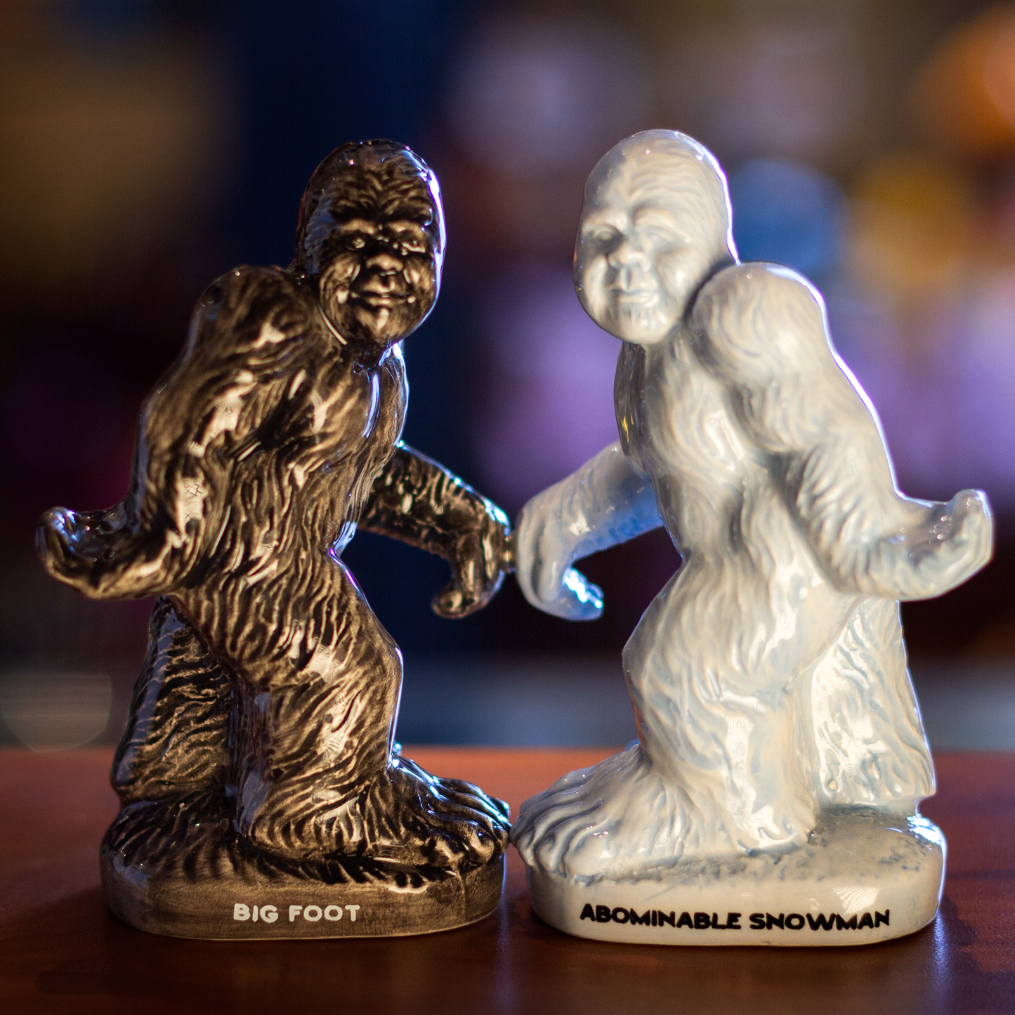 Big Foot Ceramic Salt and Pepper Shakers Set