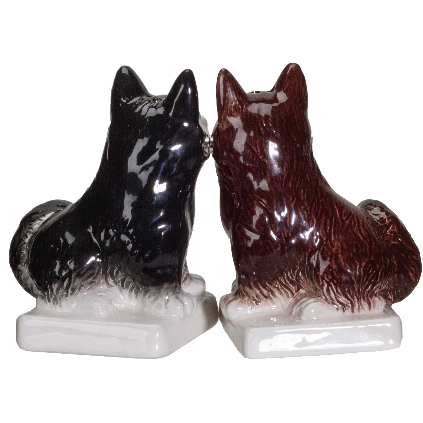 We're Not Fat Huskies Ceramic Salt and Pepper Shakers Set