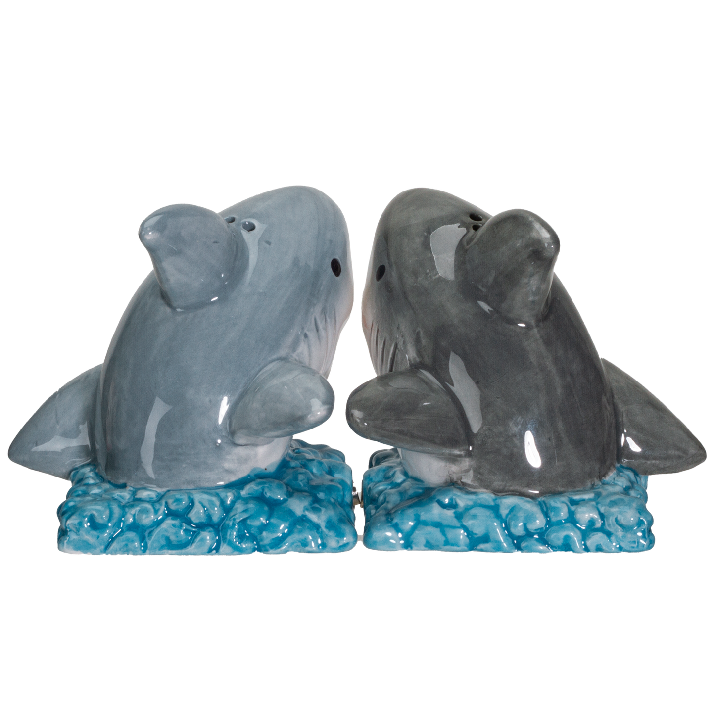 Shark Jaws King of the Ocean Ceramic Salt and Pepper Shakers Set