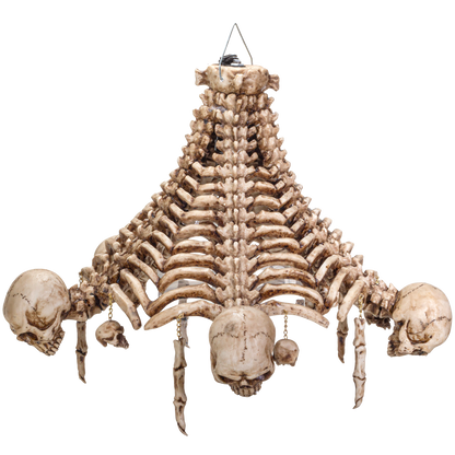 Creeping Down Skeleton Grimm Reaper Chandelier Light Pendant Resin Home Decor