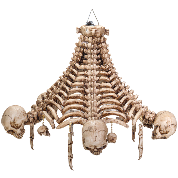 Creeping Down Skeleton Grimm Reaper Chandelier Light Pendant Resin Home Decor