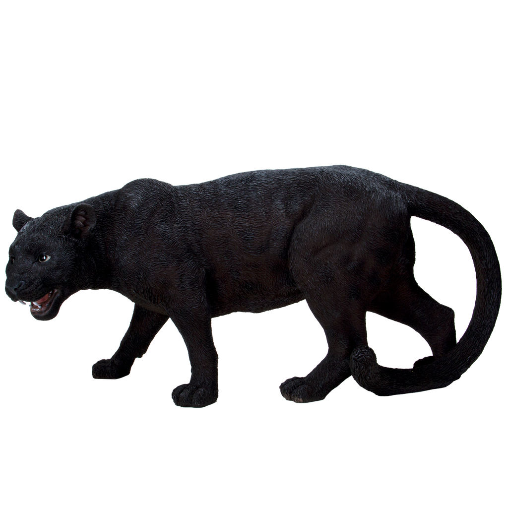 POLYDUKE Cheetah Statue Black Panther Leopard Resin Big Cat
