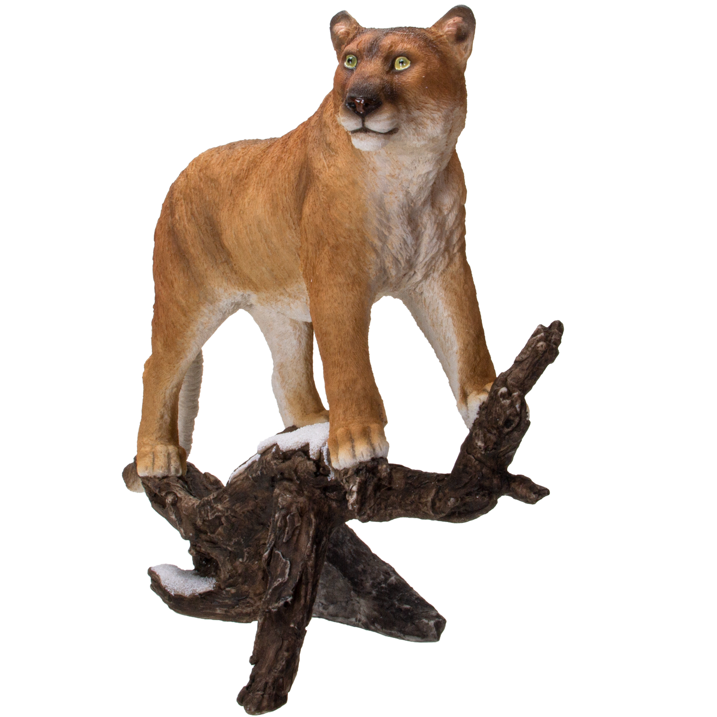 Realistic Cougar Big Cat Resin Figurine Statue