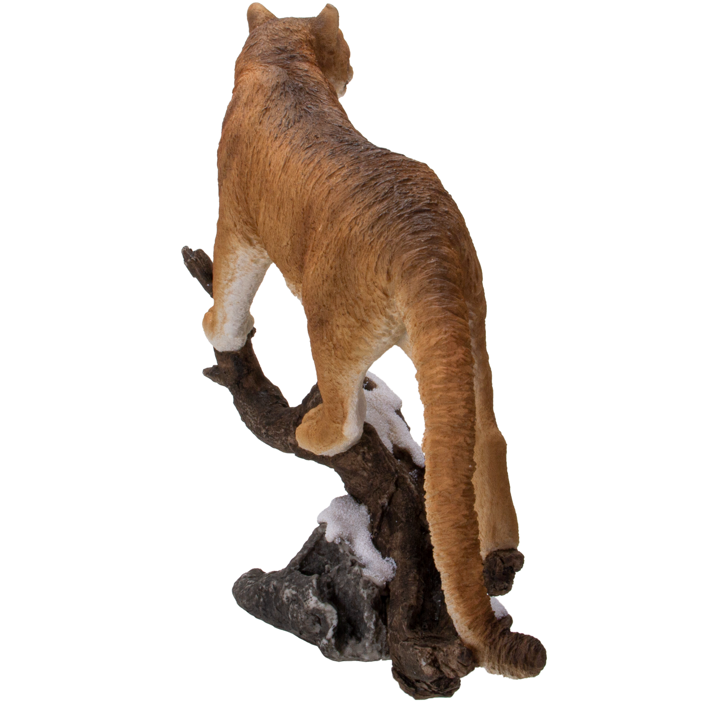 Realistic Cougar Big Cat Resin Figurine Statue