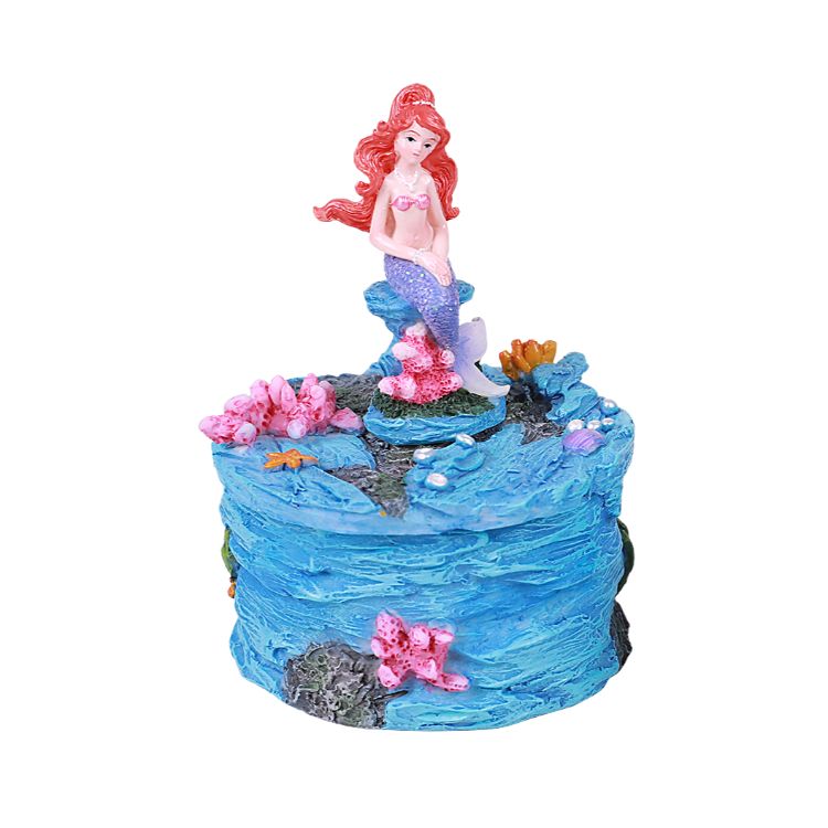 Under the Sea Princess Mermaid Box Figurine