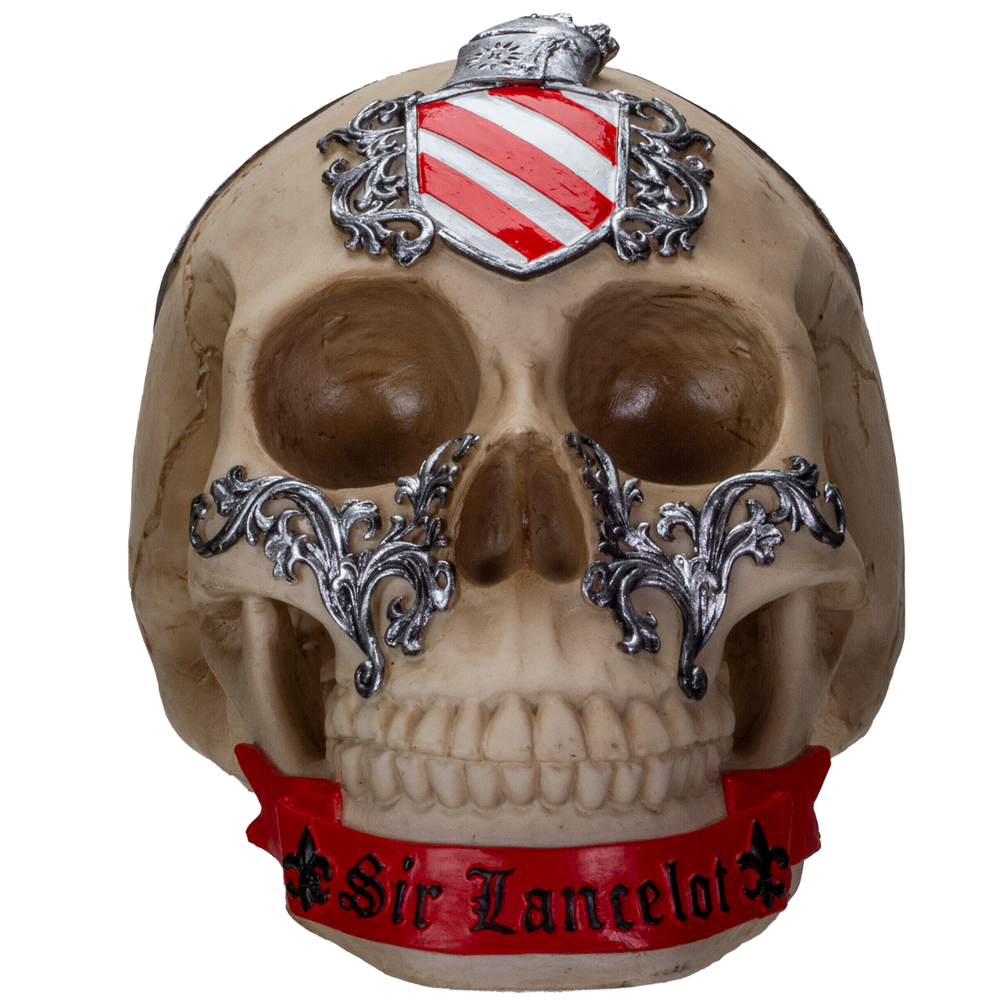 The Knights of the Round Table King Arthur's Knight Skulls Sir Lancelot Resin Skull Figurine