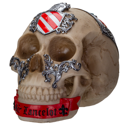 The Knights of the Round Table King Arthur's Knight Skulls Sir Lancelot Resin Skull Figurine