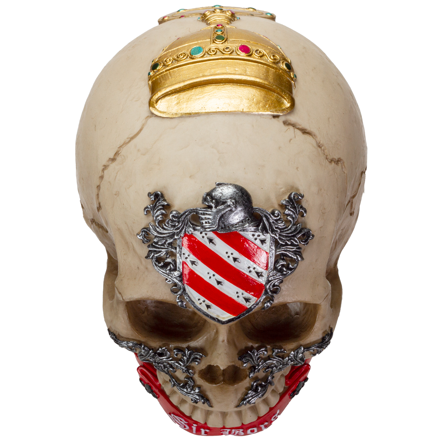 The Knights of the Round Table King Arthur's Knight Skulls Sir Bors Resin Skull Figurine