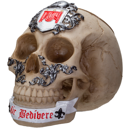 The Knights of the Round Table King Arthur's Knight Skulls Sir Bedivere Resin Skull Figurine