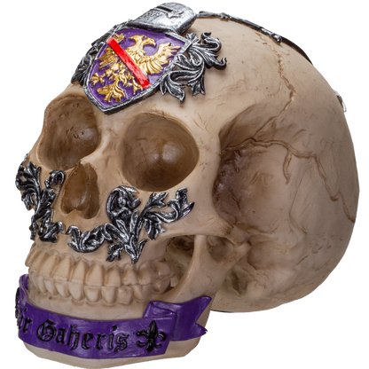 The Knights of the Round Table King Arthur's Knight Skulls Sir Gaheris Resin Skull Figurine