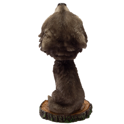 Pacific Giftware Howling Wolf Bobble Head Resin Figurine