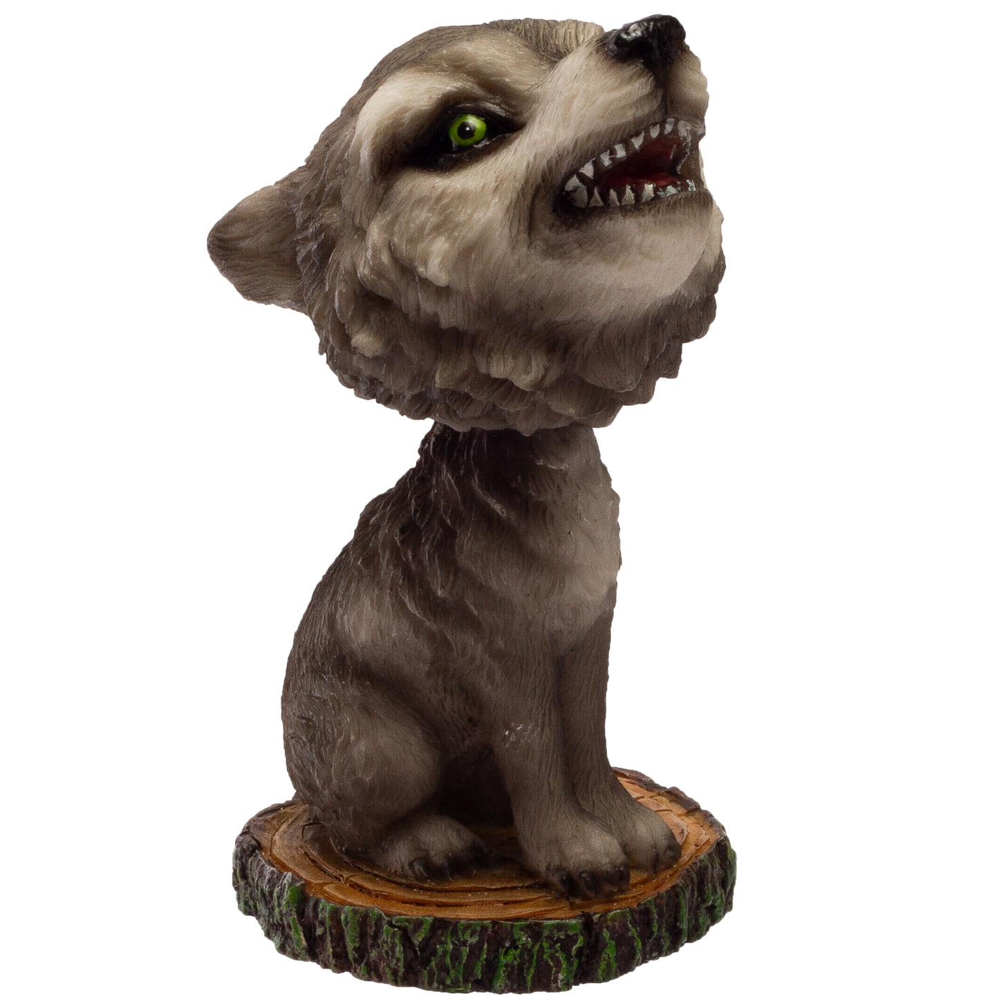 Pacific Giftware Howling Wolf Bobble Head Resin Figurine