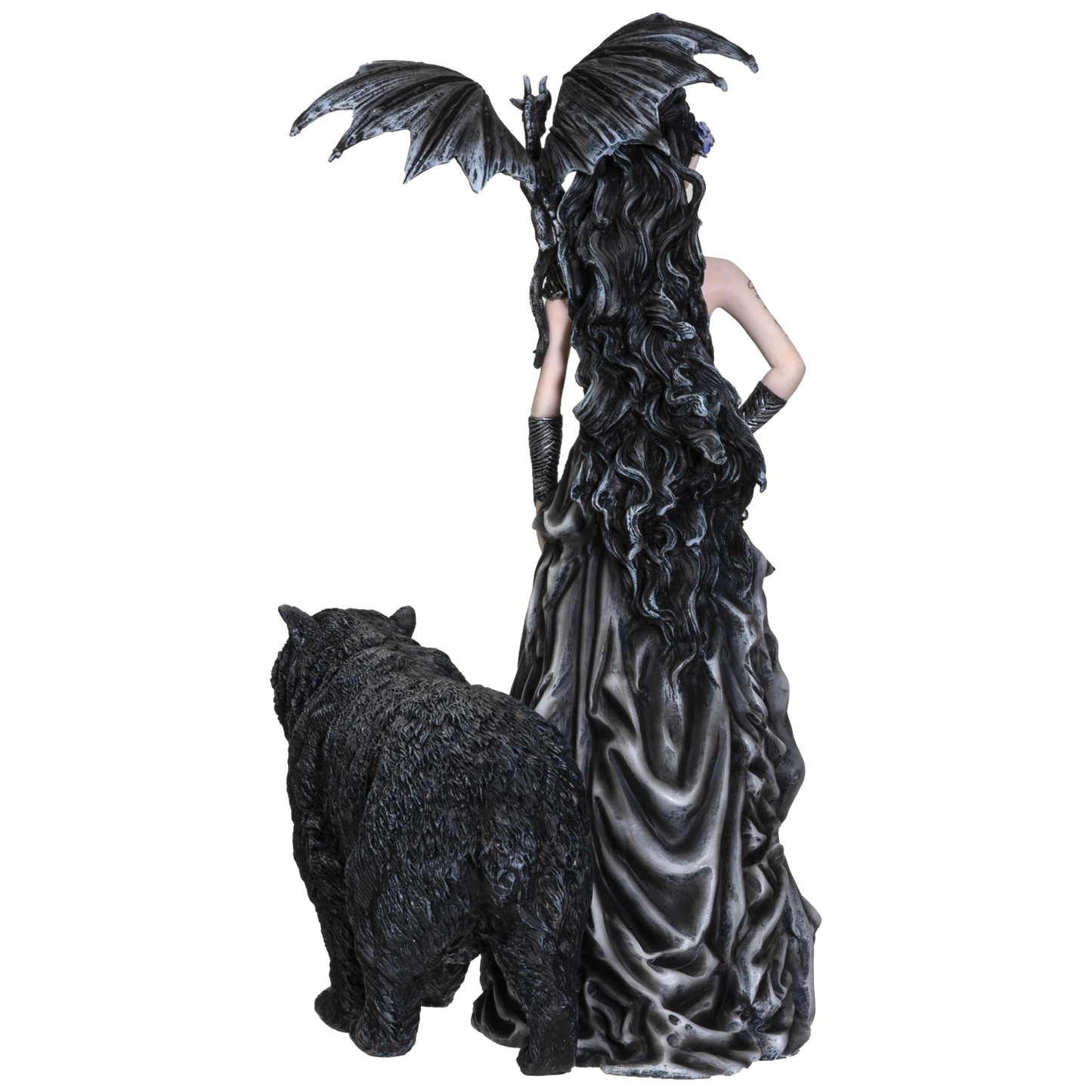 Nene Thomas Collection Mistress of Lycani with Winged Dragon and Bear Resin Figurine Statue