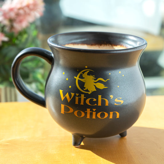 Witch's Potion Cauldron Ceramic Porcelain Mug Bowl