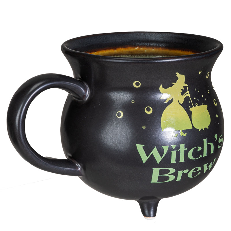 Witch's Brew Cauldron Ceramic Porcelain Coffee Mug Soup Bowl 32 fl oz