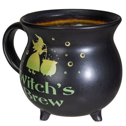 Witch's Brew Cauldron Ceramic Porcelain Coffee Mug Soup Bowl 32 fl oz