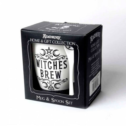 Witches Brew Ceramic Mug and Spoon Set by Alchemy England