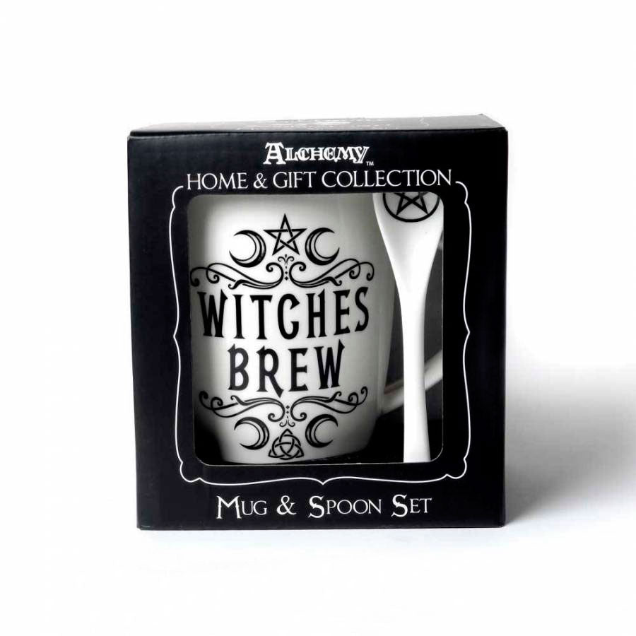 Witches Brew Ceramic Mug and Spoon Set by Alchemy England