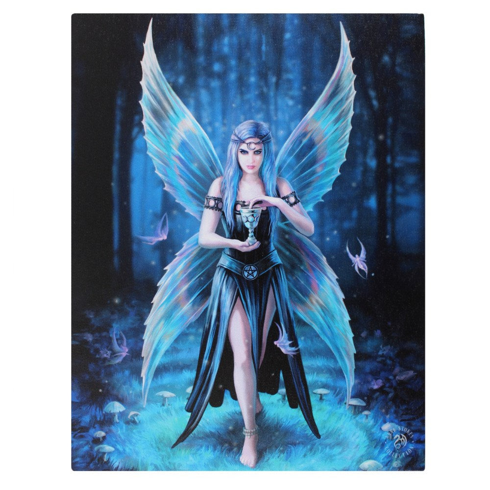 Fantasy World Enchantment Picture Canvas Framed Wall Art Wall Plaque -7.5"W x 9.85"H