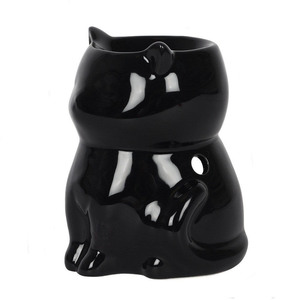 Black Cat Ceramic Oil Burner Diffuser Home Decor