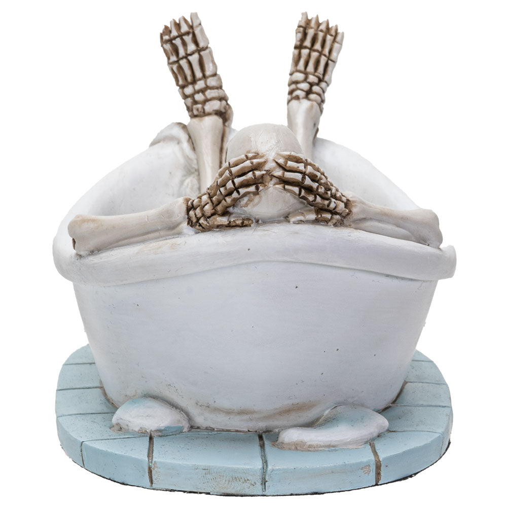 Life after death Skull in the Bath Tub After Life Collection Home Decor Resin Figurine