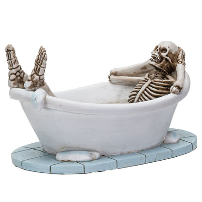 Life after death Skull in the Bath Tub After Life Collection Home Decor Resin Figurine