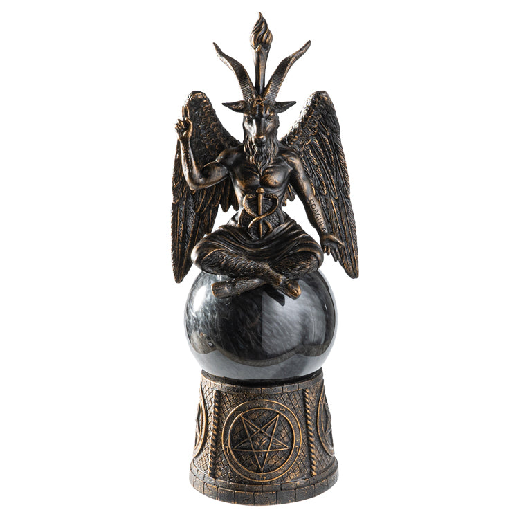 Baphomet Storm Ball Statue