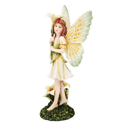 Meadowland Fairy Plumeria Flower Faerie Statue Grassland Hawaiian Flower